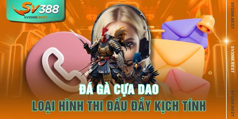 Đá gà cựa dao - loại hình thi đấu đầy kịch tính
