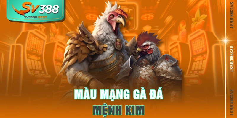 Màu mạng gà đá - Mệnh Kim