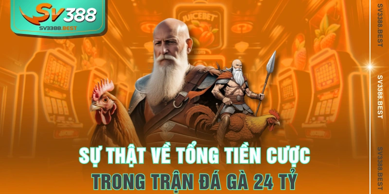 Sự thật về tổng tiền cược trong trận đá gà 24 tỷ